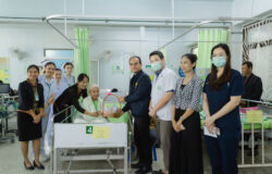 นายอำเภอวังหินเยี่ยมให้กำลังใจผู้ป่วยสถานการณ์ความไม่สงบชายแดน